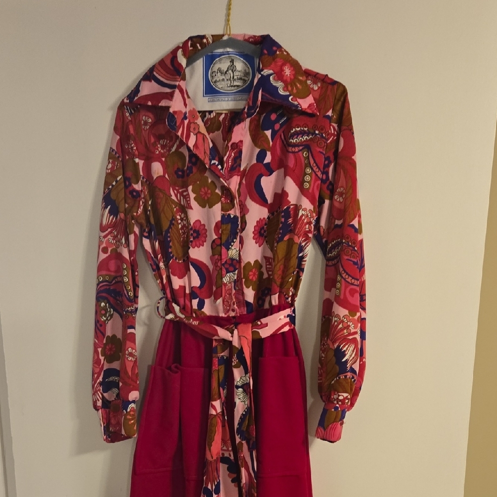 Vintage 60s 70s Womans House Dress HALLOWEEN!!